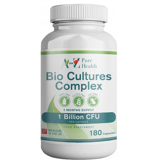 A to Z Pure Health Probiotic Bio Cultures Complex, 1 Billion CFU 180 Capsules